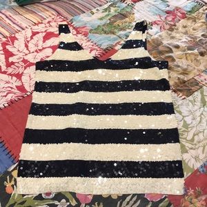 J. Crew sequin tank